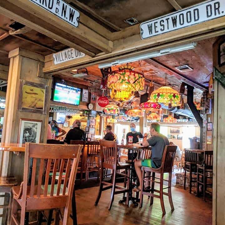 Parking near AJ's Oyster Shanty